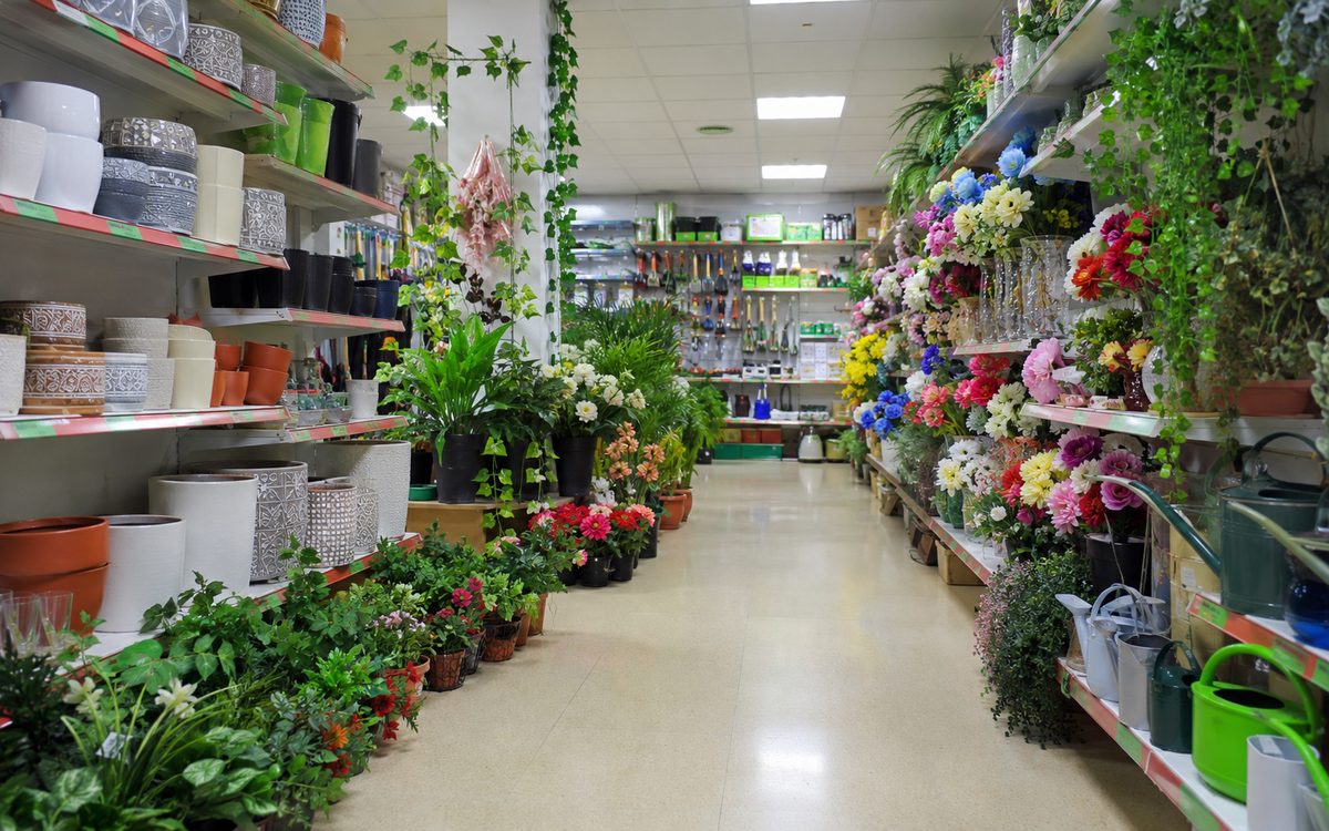 Interior de bazar chino en Sitges